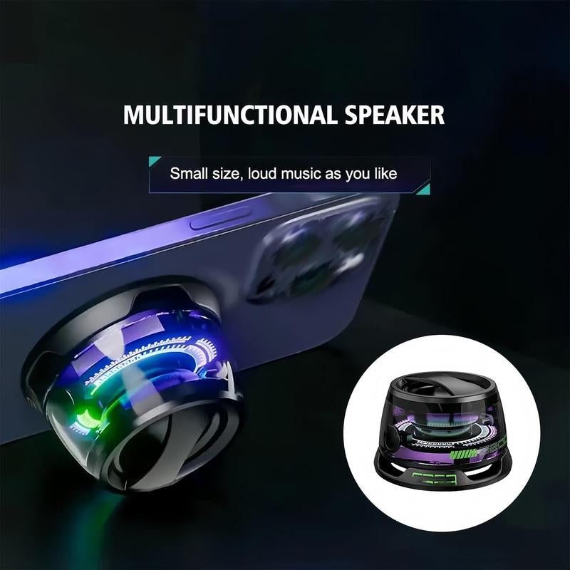 G200PRO Magnetic Bluetooth Speaker - Gifts Ideas - Phone Stand Bluetooth Speaker Magnet to Iphone, Android, Golf Cart & Anything Metal - Small Portable Speaker with RGB for Camping, Party, Desk#Fathersdaygifts