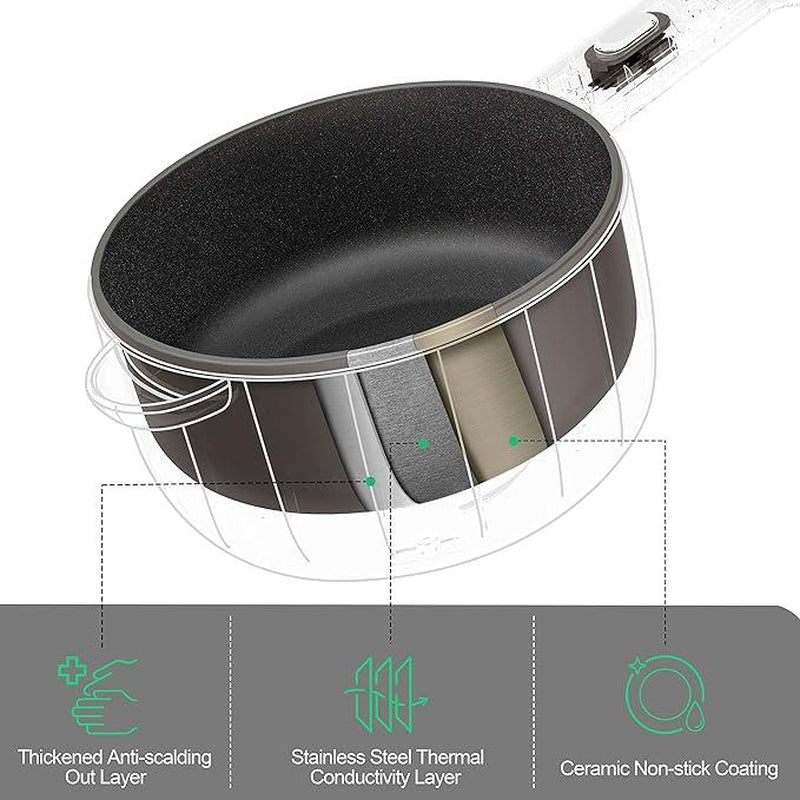 Portable Electric Hot Pot with Power Adjustment