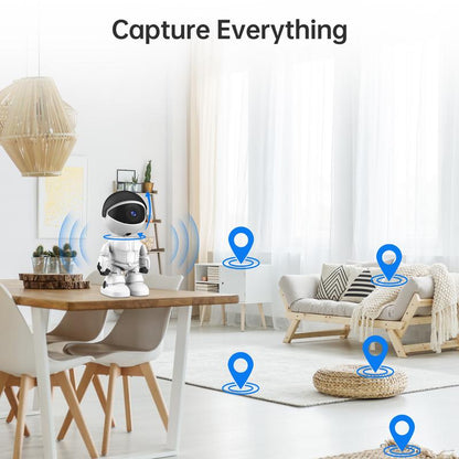 3MP 5G&2.4Ghz Wifi Camera with Motion Detection and Two-Way Audio for Home Security - Wireless, Automatic Cable Monitoring Phone
