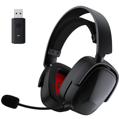 SENZER X100 2.4G Wireless Gaming Headset, Get Rid of the Wired Constraints, Soft and Comfortable Ear Cups, No Pressure on the Ears and Head, Suitable for PS4, PS5, PC, Can Be Connected to Different Devices via USB, BT, Cable. Audio Headphone