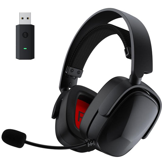 SENZER X100 2.4G Wireless Gaming Headset, Get Rid of the Wired Constraints, Soft and Comfortable Ear Cups, No Pressure on the Ears and Head, Suitable for PS4, PS5, PC, Can Be Connected to Different Devices via USB, BT, Cable. Audio Headphone