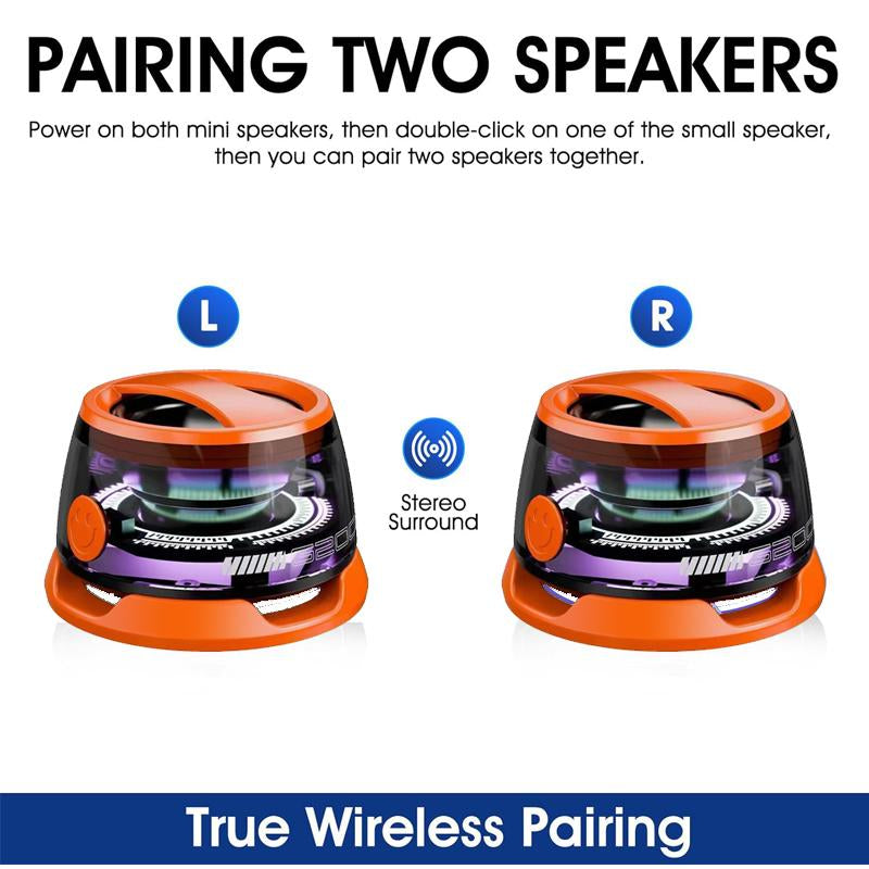 G200PRO Magnetic Bluetooth Speaker - Gifts Ideas - Phone Stand Bluetooth Speaker Magnet to Iphone, Android, Golf Cart & Anything Metal - Small Portable Speaker with RGB for Camping, Party, Desk#Fathersdaygifts