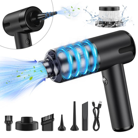 TEHANLD Handheld Car Vacuum Cleaner Portable Cordless 21000PA, Vacuum Cleaner with Multi-Nozzles, Mini Hand Held Vacuum Rechargeable for Home, Car, Pet, Office