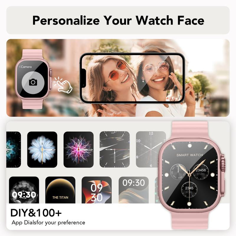 Lightweight 41Mm Smart Watch for Men and Women, 1.72 Inch Display, Bluetooth Calls, 120+ Sports Modes & Real-Time Health Monitoring, Live Special