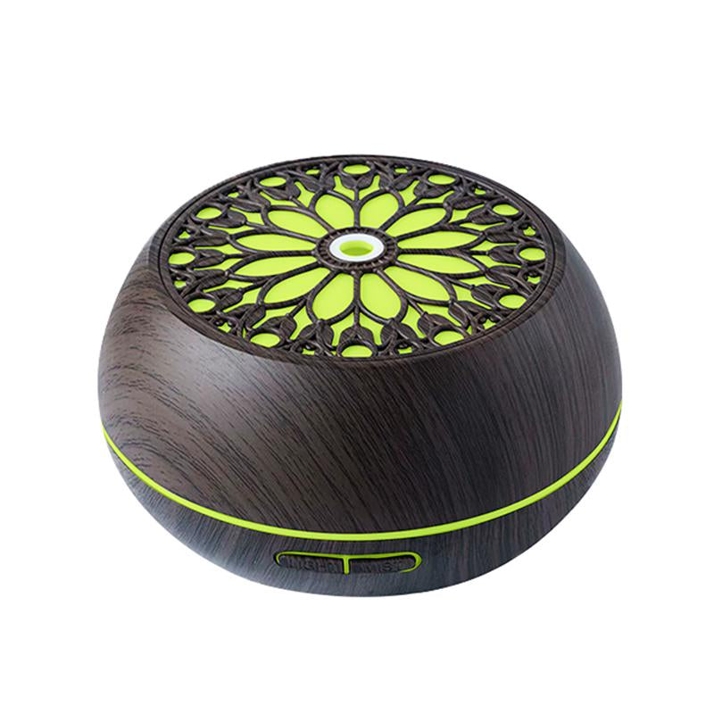 550Ml Smart Diffuser with 6 Oils App Remote, Custom Timer & RGB Lighting for Modern Home Decor Air Purifier Essential Oil Aroma Diffuser D Is Ff User Aroma Diffuser Humidifier Aromatherapy Oil Wood Grain Design round Household