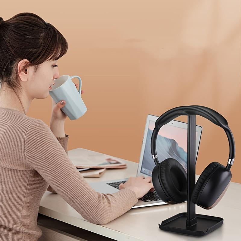 Multifunctional Headphones Stand for Gaming Desk, 1 Count Desktop Gaming Headset Holder for Summer, Universal Dual-Use Headphone Mobile Phone Desk Holder Accessories
