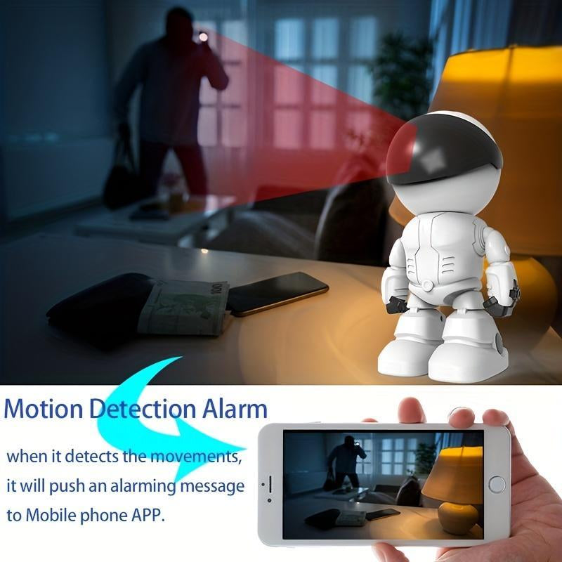 3MP 5G&2.4Ghz Wifi Camera with Motion Detection and Two-Way Audio for Home Security - Wireless, Automatic Cable Monitoring Phone