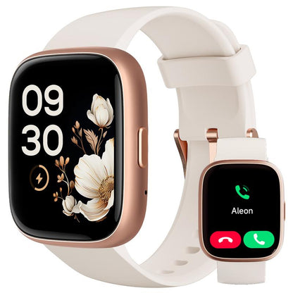 TOOBUR Multifunctional Touch Screen Smartwatch Fitness Tracker with 100+ Sports Modes,Bt Call Function,Activity Tracker Messages Reminder Smart Watch for IOS & Android,Wearable Devices Smartwatch for Men Women
