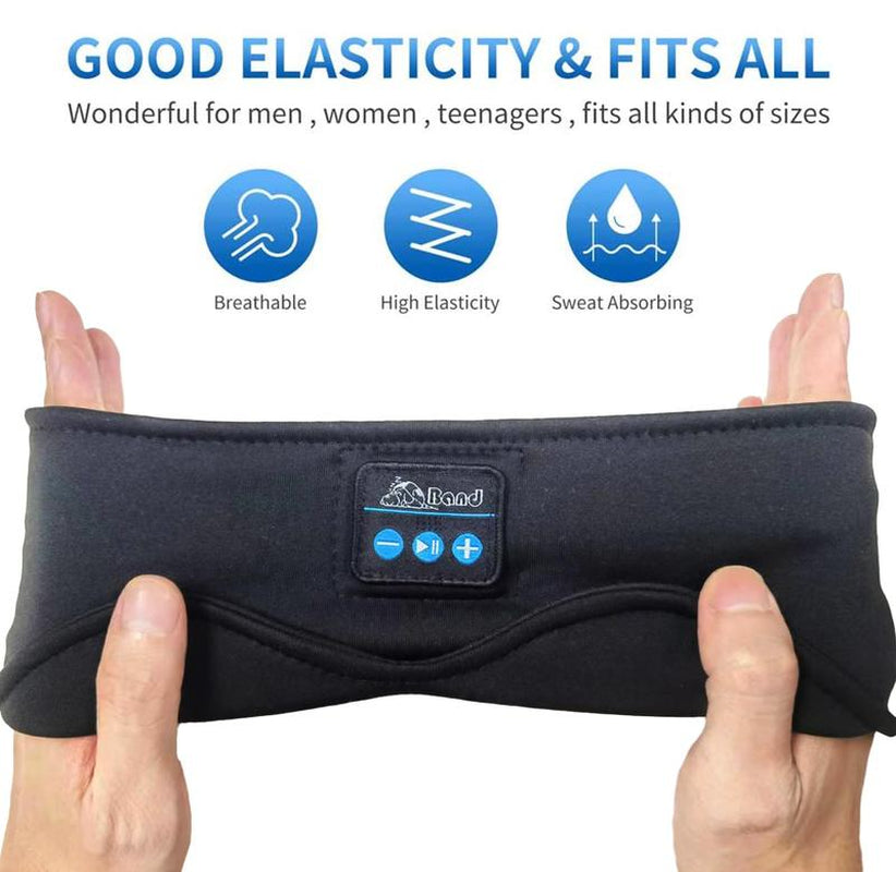 Sleep Headphones Bluetooth 5.2 Headband, Sports Wireless Earphones Sweat Resistant Earbuds with Ultra-Thin HD Stereo Speaker and Clear Audio for Workout Running Cool Gadgets Unique Gifts(Black) Electronic Headset Headphonesbluetooth