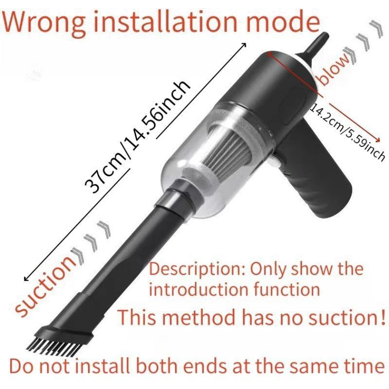 Handheld Vacuum Cleaner, Powerful Handheld Wireless Vacuum Cleaner with Strong Suction for Home, Car, Desktop Cleaning, Household Appliances for Daily Use, Car Detailing Accessories