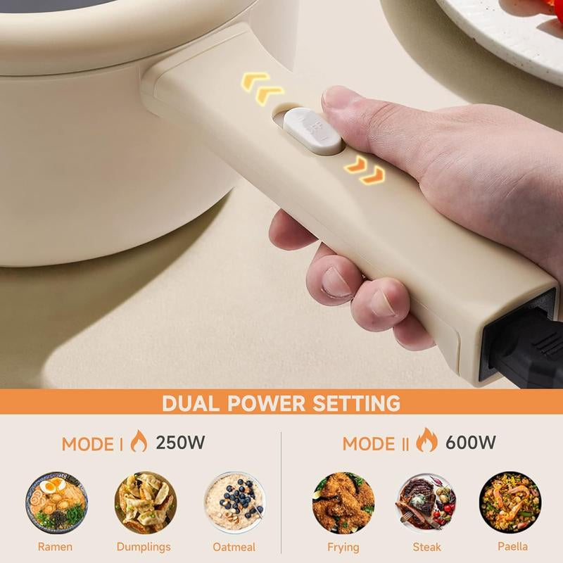 Portable Electric Hot Pot with Power Adjustment