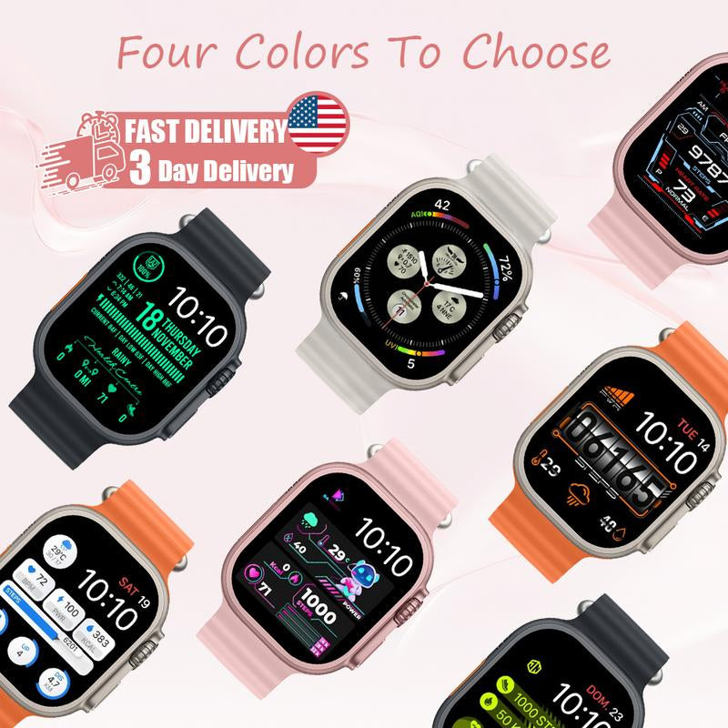Lightweight 41Mm Smart Watch for Men and Women, 1.72 Inch Display, Bluetooth Calls, 120+ Sports Modes & Real-Time Health Monitoring, Live Special