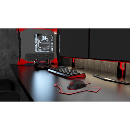 Redragon M690-1 Wireless Gaming Mouse with DPI Shifting, 2 Side Buttons, 2400 DPI, Ergonomic Design, 8 Buttons-Black