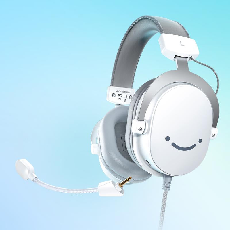 FIFINE H9 PC Gaming Headset, USB Gamer Headset with 7.1 Surround Sound, Detachable Microphone, Control Box, 3.5Mm Headphones Jack, Over-Ear Wired Headset for Ps5/Xbox/Switch