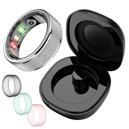 COLMI R10 Smart Fitness Ring, 1 Count USB Rechargeable Long Battery Life Smart Ring, 5ATM Waterproof Durable Fitness Tracker for Women & Men, Wireless, Portable, Durability