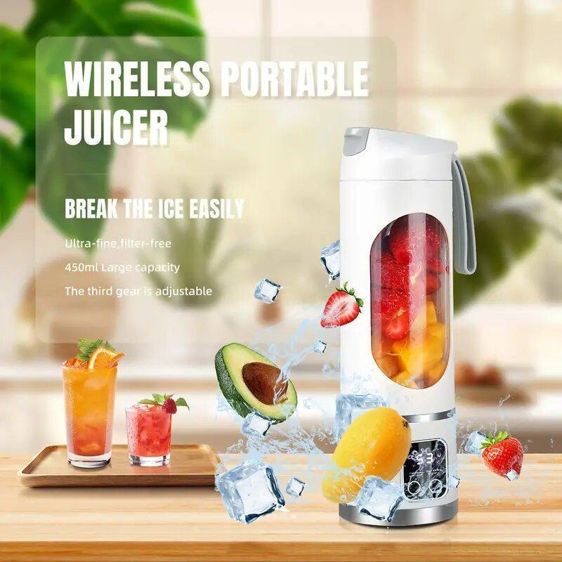 Ultimate Portable Blender! USB Rechargeable & Compact for Smoothies On-The-Go - Perfect Travel, Back to School & Gym! Leak Proof Design, Makes Shakes & Baby Food in Seconds Cup Juicer Rechargeable Mini Blender Vegetable