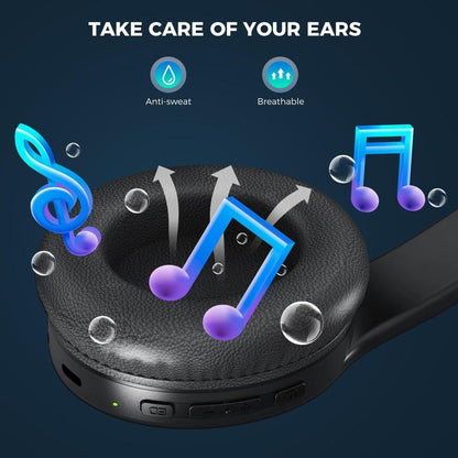 Wireless Headphone, Foldable Bluetooth Headphones over Ear, Wireless Headset for Gaming, Phones, Computers, Electronics Audio Headphone Gift
