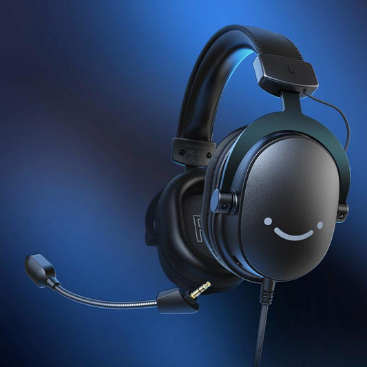 FIFINE H9 PC Gaming Headset, USB Gamer Headset with 7.1 Surround Sound, Detachable Microphone, Control Box, 3.5Mm Headphones Jack, Over-Ear Wired Headset for Ps5/Xbox/Switch