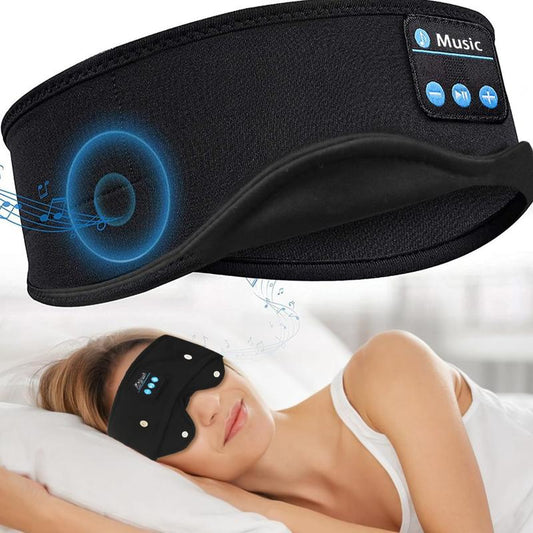 Sleep Headphones Bluetooth 5.2 Headband, Sports Wireless Earphones Sweat Resistant Earbuds with Ultra-Thin HD Stereo Speaker and Clear Audio for Workout Running Cool Gadgets Unique Gifts(Black) Electronic Headset Headphonesbluetooth
