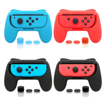 FASTSNAIL 4 Pack Grips Kit for Nintendo Switch Joy Con, Gaming Accessories for Nintendo Switch Joy Con Controller with 12 Thumb Grip, Game Peripherals Gaming Stuff