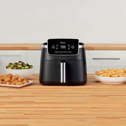 Ninja Air Fryer Pro AF141 Electric Kitchen Appliances for Fried Foods Space Saver Crunchy Easy Clean Cooking Smokeless Indoor Grill Grill and Griddle