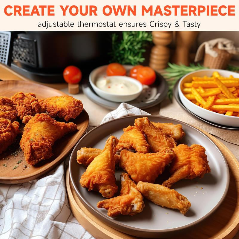 Susteas 1500W Electric Fryer with Removable Lid – Choose 1.5L or 2.5L Capacity, Adjustable Temp Control, Fast Heating & Easy-Clean Non-Stick Pot. Perfect for Kitchen Cooking!