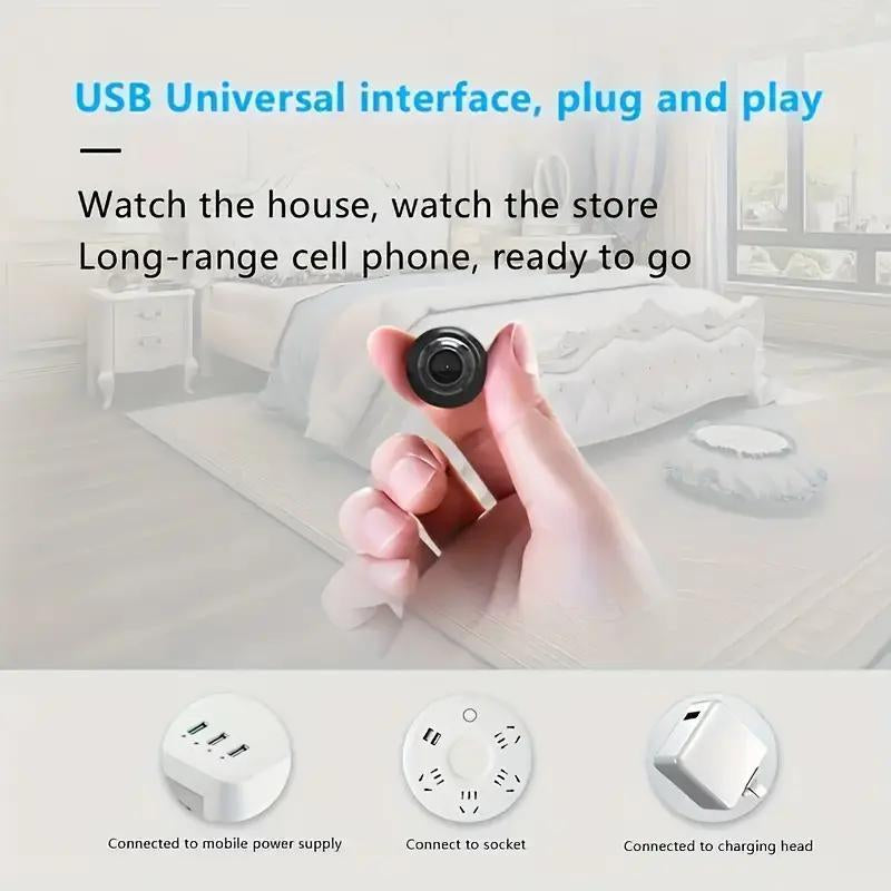 X5,A9 Wireless Indoor Security Camera: Anti-Theft Video Recording, 720P, Memory Card Support, IP Camera, USB & Voice (APP Compatible)