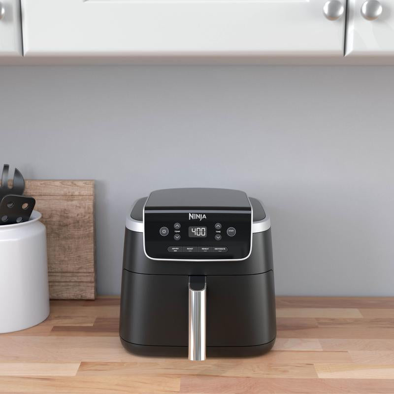 Ninja Air Fryer Pro AF141 Electric Kitchen Appliances for Fried Foods Space Saver Crunchy Easy Clean Cooking Smokeless Indoor Grill Grill and Griddle