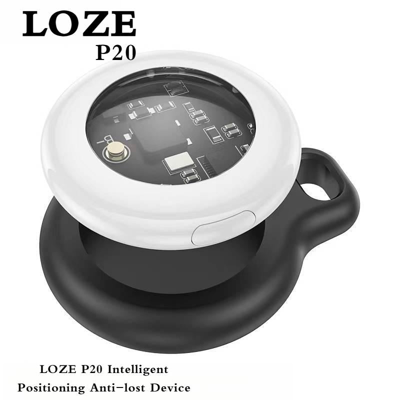 LOZE GPS Tracker, Pet Tracker, Car GPS Tracker, Mini Tracker, Clear Front Cover Design with Weatherproof Case - No Fee to Use - Best Invisible GPS Tracker, Anti-Lost Device, Works with Apple Find My (Ios Only)
