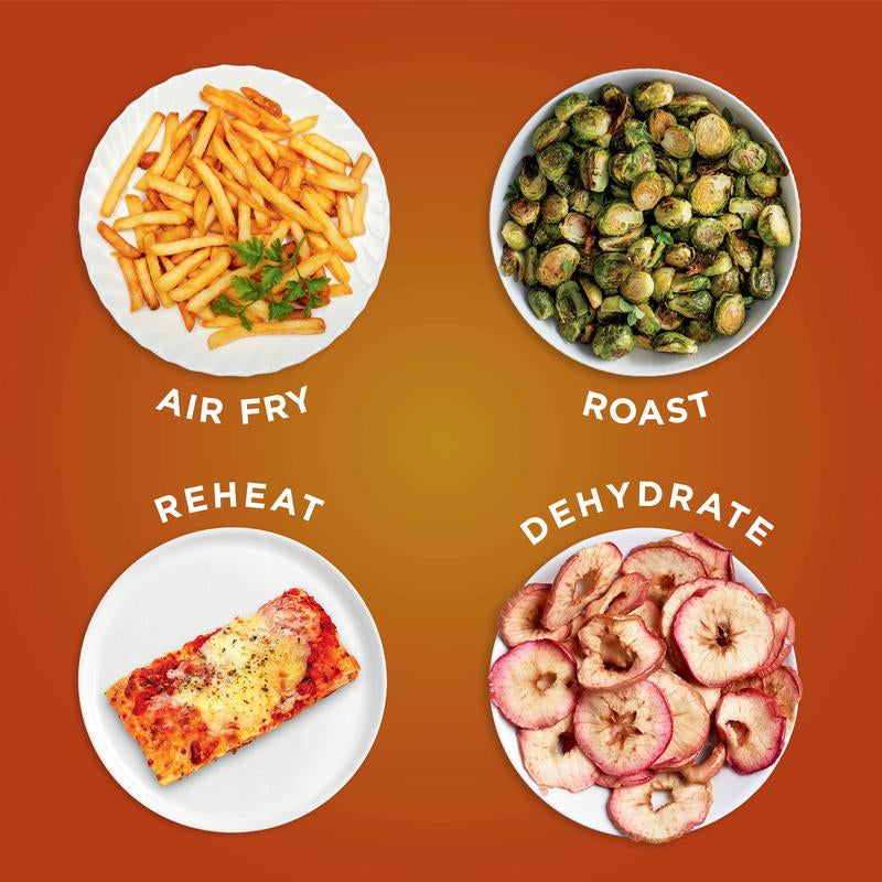 Ninja Air Fryer Pro AF141 Electric Kitchen Appliances for Fried Foods Space Saver Crunchy Easy Clean Cooking Smokeless Indoor Grill Grill and Griddle