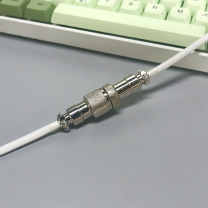 Braid Mechanical Keyboard Cable, 1 Count Plug-And-Play Gaming Keyboard USB Coiled Cable, Computer & Laptop Accessories