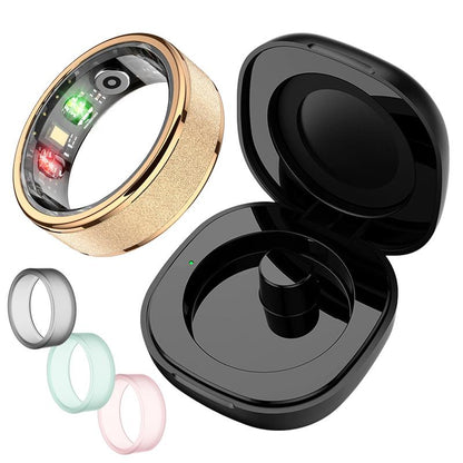 COLMI R10 Smart Fitness Ring, 1 Count USB Rechargeable Long Battery Life Smart Ring, 5ATM Waterproof Durable Fitness Tracker for Women & Men, Wireless, Portable, Durability